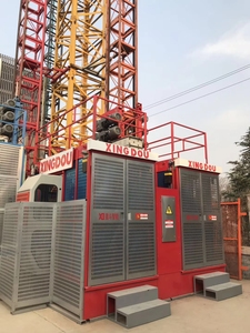 Palăng thang máy xây dựng hạng nặng được chứng nhận EU CE với các thành phần cốt lõi hộp Số động cơ bao gồm - Product Image 3