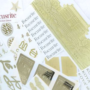 Adesivo Metallico Olografico Personalizzato Resistente ai Raggi UV, Creativo con Stampa a Caldo, Autoadesivo Impermeabile per <span class=keywords><strong>Auto</strong></span>, Computer, Occhiali - Product Image 2