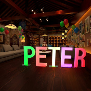 Letras Luminosas con la Frase 'Cásate Conmigo' a Precio de Fábrica, Letras Luminosas con Subtítulos a Bajo Precio, Números Luminosos para Bodas - Product Image 1