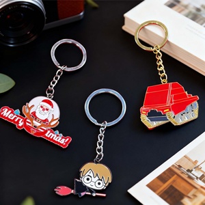 Llaveros de Metal con Diseño Personalizado, Lindos y de Alta Calidad, Llaveros de Metal Esmaltado para Promoción - Product Image 1