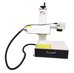 Machine de marquage et de découpe au laser à fibre 50W 30W pour bijoux, graveur en acier, coupeur, marqueur, prise EU, lentille 200x200MM, 150x150MM - Product Image 1