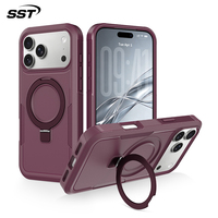Coque de protection antichoc magnétique personnalisée de qualité supérieure, couleur unie, pour iPhone 17 18 Pro Max, vente en gros en vrac