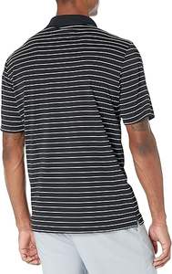 Men's Quick-Dry Golf for <b>Polo</b> <b>Shirt</b> Fashion 100% Regular-Fit Knitted Short Sleeves <b>Striped</b> Printed Patterns Light Button - Product Image 5