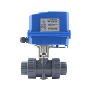 YueMeiTe Electric Upvc Ball Valve 1 In Threaded Switch Control For Chemical Media Industrial Use - Product Image 2