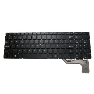 Teclado para portátil YEPO 737A6 15,6, español, SP, negro, sin marco, nuevo