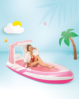 Bateau gonflable Intex Pink Paradise avec auvent pare-soleil