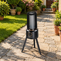 Lampe anti-moustiques électrique 360 °   Piège à moustiques quadruple, attracteur de moustiques, tueur électrique, lampe de camping pour plusieurs scénarios