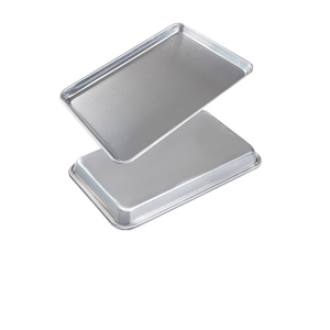 Teglie per biscotti piccole teglie in alluminio bordate quarto foglio teglie teglia per <span class=keywords><strong>Pizza</strong></span> - Product Image 1