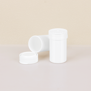 25ml 35ml 45ml 55ml 75ml 85ml White Color PP Health Supplement Chewing Gum Pill <b>Bottle</b> Vitamin <b>Plastic</b> <b>Bottle</b> - Product Image 3