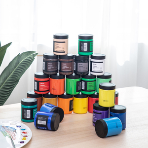 Deli 73875 <span class=keywords><strong>ropa</strong></span> Diy 300ml <span class=keywords><strong>pintura</strong></span> acrílica <span class=keywords><strong>pintura</strong></span> de pared pigmento pintado a mano <span class=keywords><strong>para</strong></span> estudiantes de arte 48 barriles por juego de cartón - Product Image 5