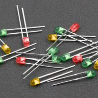 2mm 3mm 4mm 5mm 8mm 10mm Blanc Rouge Vert Bleu Jaune Orange Rose RVB 3V F3 F5 F8 F10 Trou traversant Diode électroluminescente DIP LED