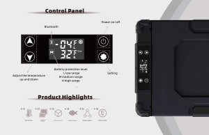 Nevera Portátil para Auto GCSOAR con Compresor, Modelo PFT-CF50A, Mini Nevera de 50L, Solar - Product Image 2