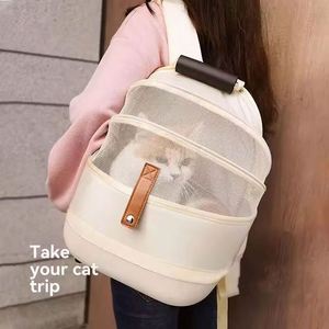 Échantillon gratuit, nouveau design, sac de transport pour chat 2 en 1, portable, extensible, pour voyages en plein air - Product Image 5