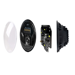 Para <span class=keywords><strong>Jeep</strong></span> Wrangler JK/TJ/CJ <span class=keywords><strong>Rubicon</strong></span> Sahara 1997-2017, Faro de 7 pulgadas con haz alto/bajo DRL, intermitentes ámbar, Unidad de pares - Product Image 4