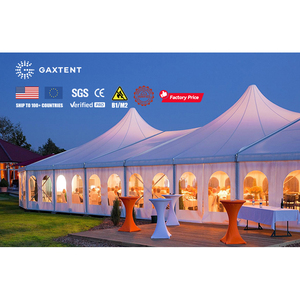 Tente de mariage drapé Mate dôme <span class=keywords><strong>pergola</strong></span> tentes pour auvent clair verre mariages cérémonie vêtements blancs grand - Product Image 1
