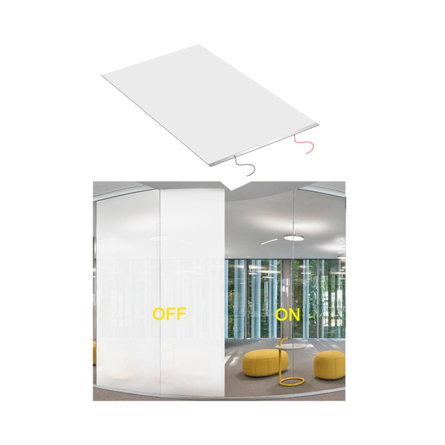 92%Vlt White Electrical Film Smart Film PDLC Switchable Glass Film
