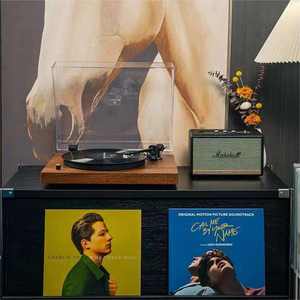 TRL40 OEM Stéréo HiFi Son de qualité supérieure Boîte portable en bois pour tourne-disque <span class=keywords><strong>vinyle</strong></span> 5.0 Aux USB Radio FM 33/45 RPM Type-C - Product Image 6