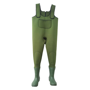 Ensemble de <span class=keywords><strong>cuissardes</strong></span> en néoprène unisexe de 4,5 mm fabriqué en Chine, imperméable, pour la pêche à la mouche, durable, avec <span class=keywords><strong>bottes</strong></span> en caoutchouc - Product Image 3