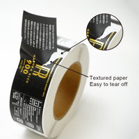 Étiquette d'emballage alimentaire en rouleau personnalisée, facile à décoller, papier texturé, impression d'étiquettes pour pots de miel et bouteilles