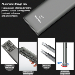 E-Durable ชุดเครื่องมือซ่อมโทรศัพท์48 In 1,ไขควงขนาดเล็กชุดไขควงแม่เหล็กแม่นยำสำหรับซ่อมกล้องแล็ปท็อปโทรศัพท์ - Product Image 3
