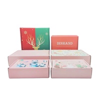 Boîte rectangulaire double face colorée en forme d'avion pour vêtements, sous-vêtements, thé, fruits, emballage cadeau