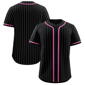 Jersey Baseball Kustom, Jersey Cetak Logo Kustom dengan Nama dan Nomor, Kaos Baseball Bergaris yang Dipersonalisasi untuk Pria, Wanita - Product Image 5