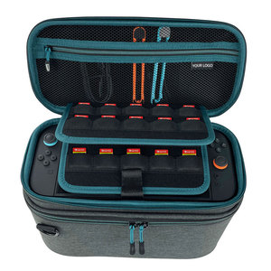 Étui de transport tout-en-un pour <span class=keywords><strong>Nintendo</strong></span> <span class=keywords><strong>Switch</strong></span> 2, avec 20 fentes pour cartes de jeu, support pour <span class=keywords><strong>manette</strong></span> Pro, sac de voyage portable - Product Image 5
