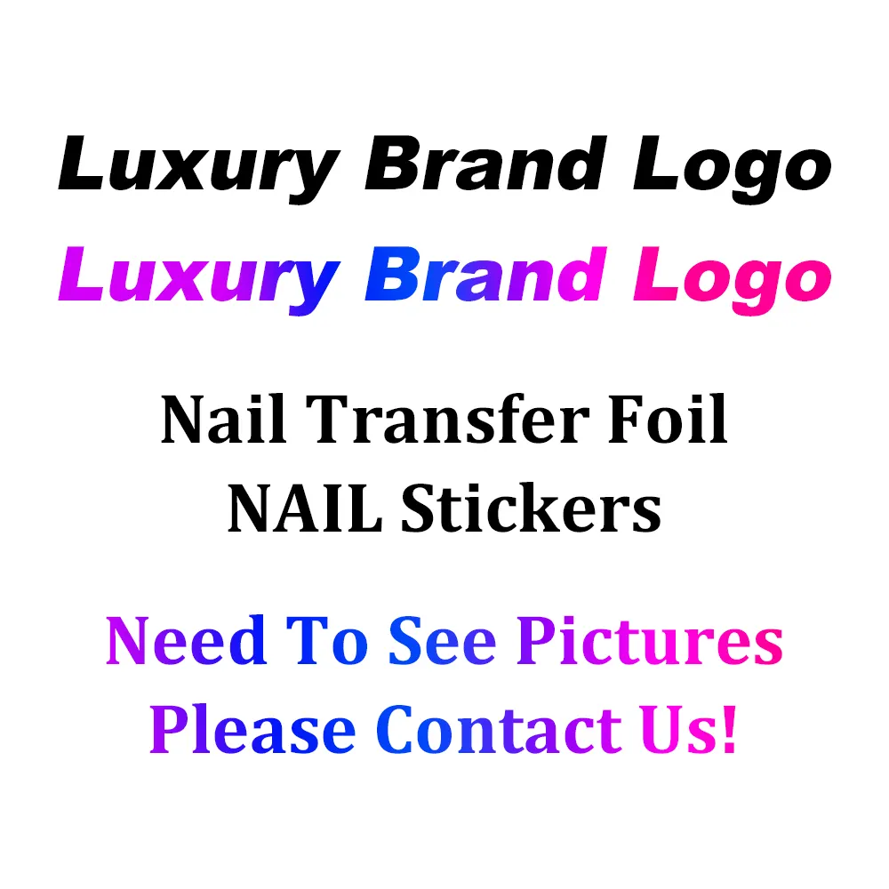 Luxury Nail Sticker Design Nail Foil Decal Set