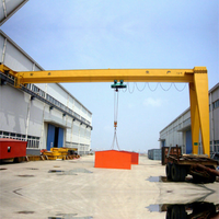 Fret Yard Gare Ferroviaire Atelier Électrique Voyager Rail Type Portée 20M Hauteur De Levage 10M Portique Grue
