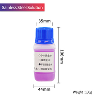 Solution de placage liquide importée pour la fabrication de bijoux en or rose 24 carats, électrolyse de platine et oxydant d'argent pour le DIY