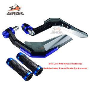 रेत मोटरसाइकिल संशोधन सहायक सींग विंडशील्ड हाथ संरक्षण कवर रबर कवर थ्रॉटल पकड़ सामान - Product Image 4