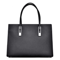 Sac à bandoulière en cuir véritable grande capacité pour femme, sac à main tendance, vente en gros, logo personnalisé