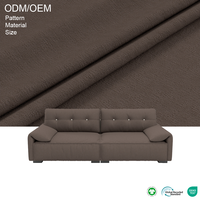 Housse de canapé en tissu velours hollandais tricoté moderne super doux 100% polyester à imprimé léopard pour ameublement textile