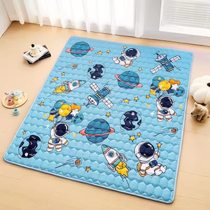 <span class=keywords><strong>Tapis</strong></span> de jeu pour bébé 50x50 antidérapant sans BPA, rembourrage épais et doux, en mousse imperméable pour tout-petits, pliable, lavable, <span class=keywords><strong>tapis</strong></span> rampant pour bébé - Product Image 1