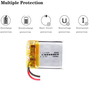 Baterai Polimer Li Ion Lithium 402025 3.7V 150MAh dengan Pcb - Product Image 4