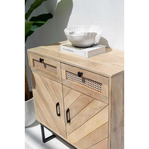 Solid Wood Dining Room <b>Sideboard</b> Featuring Hand Carved Artwork And Spacious Cabinetry For Organized Living - Product Image 1