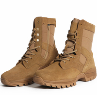 Bottes tactiques légères pour hommes, bottes respirantes adaptées au travail et à la moto.