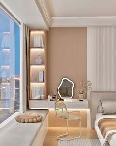 Commode gain de place pour baie vitrée, commode sur mesure à côté de la baie vitrée, ensembles de meubles de chambre à coucher sur mesure - Product Image 6