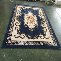 Tapis de luxe abstrait de style palais musulman du Moyen-Orient, tufté à la main, pour maison, villa, mosquée, hôtel, neuf