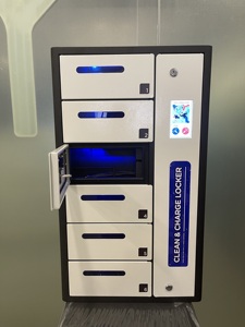 Casier de recharge mural pour télé<span class=keywords><strong>phone</strong></span> portable Y2 Power <span class=keywords><strong>ZEN</strong></span> <span class=keywords><strong>6</strong></span> baies pour une utilisation en extérieur, étanche, station de recharge rapide, armoire de recharge - Product Image 6