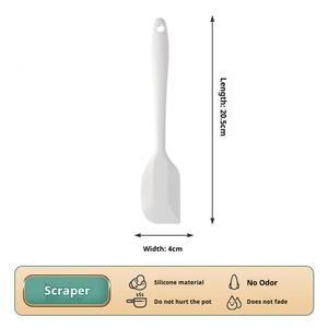 Kit d'ustensiles <span class=keywords><strong>de</strong></span> <span class=keywords><strong>cuisine</strong></span> miniatures en silicone blanc compact, résistant aux hautes températures, avec pince à pâtisserie et pince pour la <span class=keywords><strong>cuisine</strong></span> - Product Image 5