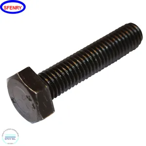 Sfenry ASME UNC UN UNF Threaded ASTM A193 B7 A194 2H Hex Bolt and Nuts B18.2.1 / B18.2.2 Hex Screws Black Oxide Normal Color