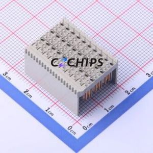 6469083-1 Board-to-Board & Backplane Connector Through hole Component (THT),P=2.5mm Connector 60P 2.5mm Through Hole 6 - Product Image 2
