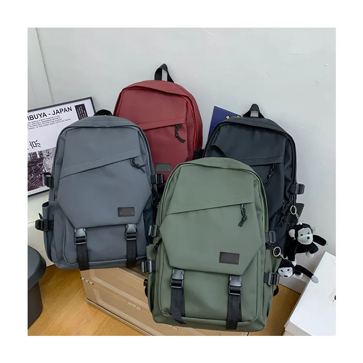 Fashionable Multi-pocket College Student School Bag Big Capacity Trend Unisex Travel Backpack With Custom Logo