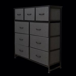 1. Fabric <b>Cabinet</b> for Living Room, Durable Stainless Steel MDF Modern Freestanding Panel Pine, Various Color Sample Support - Product Image 6