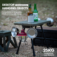 Kinggear Table de camping tactique réglable pour pique-nique en plein air Tables pliables Table pliante ultra-légère