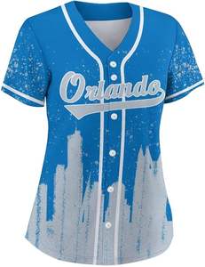 ชุดเสื้อเบสบอลสำหรับผู้ใหญ่ที่ปรับแต่งได้ ชื่อผู้เล่น/ทีม หมายเลข โลโก้ ด้านหน้า/ด้านหลัง โพลีเอสเตอร์ 100% แห้งเร็ว ระบายอากาศได้ดี แบบดิจิทัล - Product Image 1