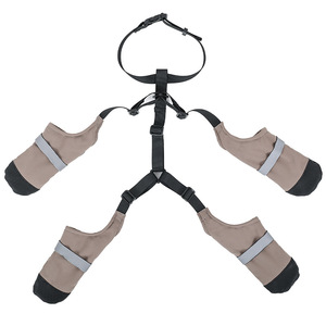 Bottes à bretelles <span class=keywords><strong>pour</strong></span> petits chiens, style sport classique, bottes de pluie <span class=keywords><strong>pour</strong></span> promenades d'animaux, bottes chaudes et solides <span class=keywords><strong>pour</strong></span> protéger les pattes des chiens, leggings <span class=keywords><strong>pour</strong></span> l'hiver et l'été - Product Image 4