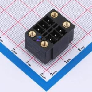 DB2EVHBM-3.5-2*3P-BK Plug-in Terminal Block Through hole,P=3.5mm Board-to-Board / Socket - Closed Screw Fixing 2x3P 3.5mm - Product Image 1