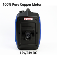 SELOSEN Mini Générateur DC 12V 24V / Générateur Portable AC 2000W/2kW Super Silencieux Type Inverter à Essence